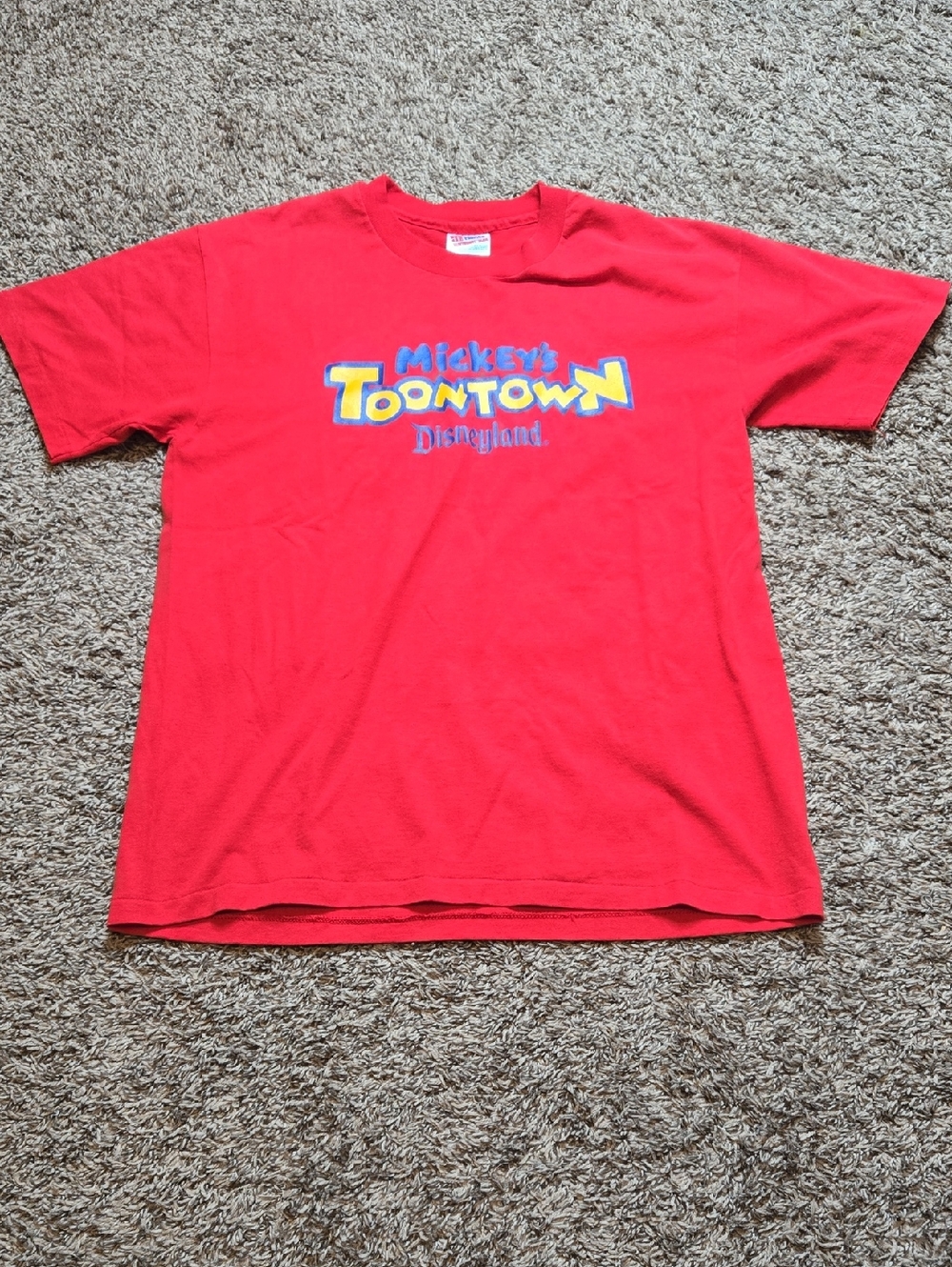 Hanes Disney Mickey's Toontown Disneyland Large Shirt Top